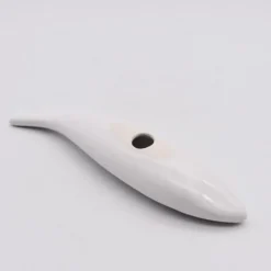 Sardine lisse en céramique - Blanche