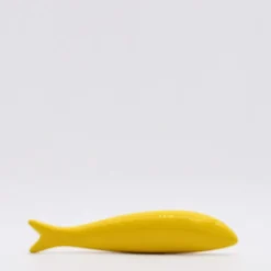 Sardine lisse en céramique - Jaune