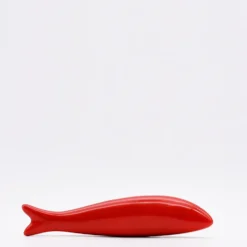 Sardine lisse en céramique - Rouge
