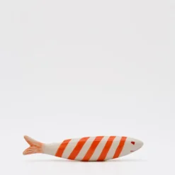 Sardine souriante en céramique - Orange