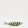 Sardine souriante en céramique - Verte