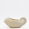 Saucière en céramique en forme de Poisson - Blanc cassé