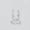 Serpente I Boucles d'oreille en argent - 6cm
