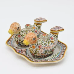 Service de table huile - vinaigre en céramique de Coimbra