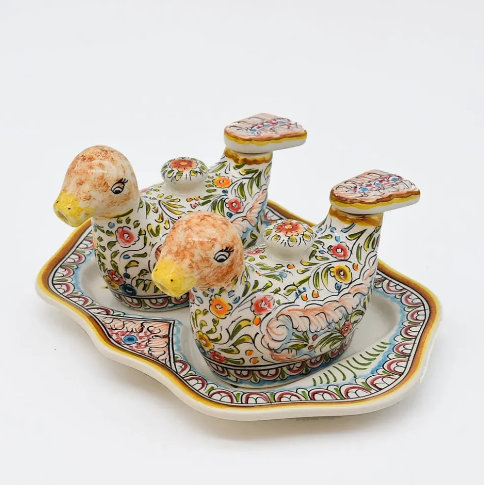 Service de table huile - vinaigre en céramique de Coimbra