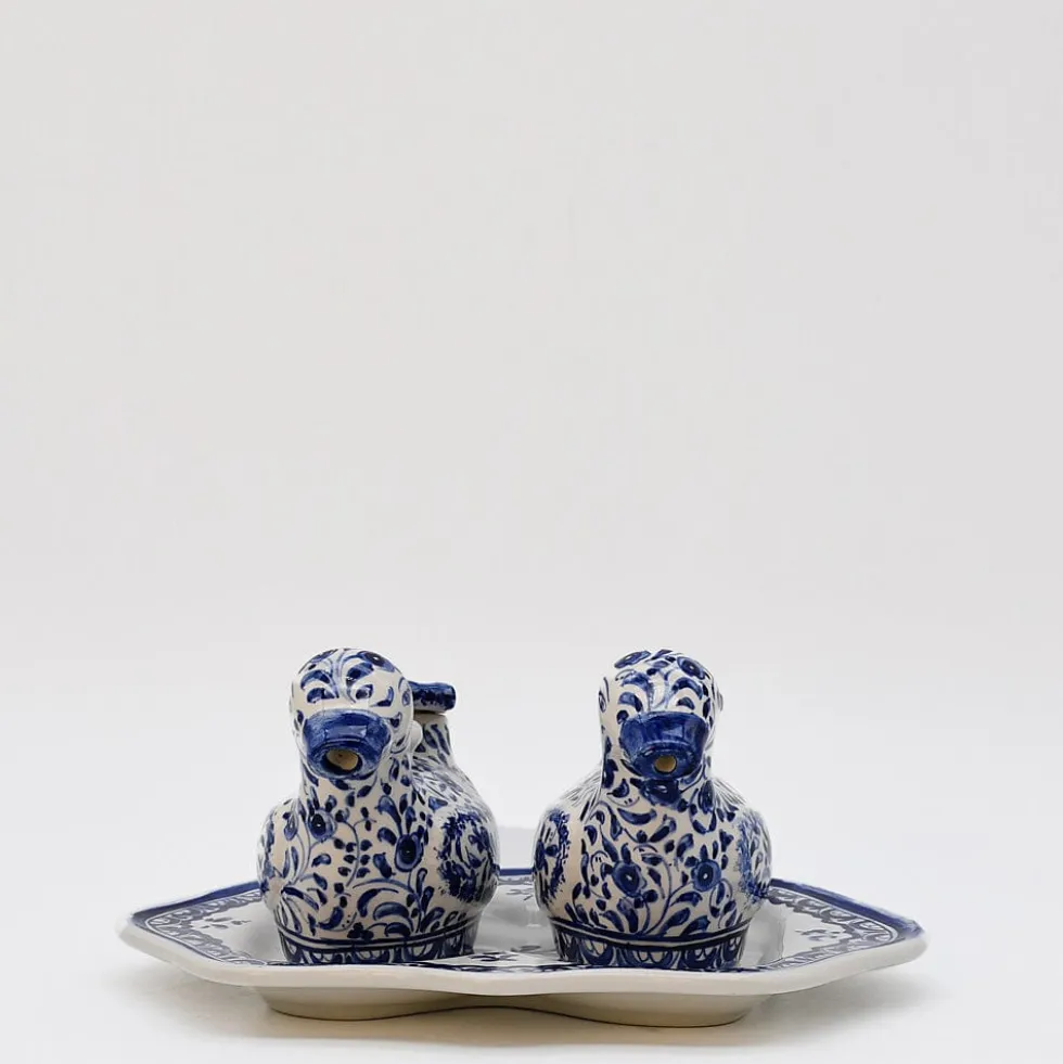 Service de table huile - vinaigre en céramique de Coimbra