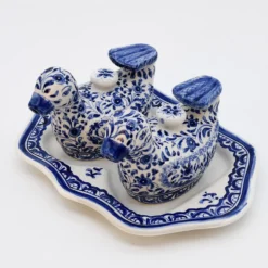Service de table huile - vinaigre en céramique de Coimbra