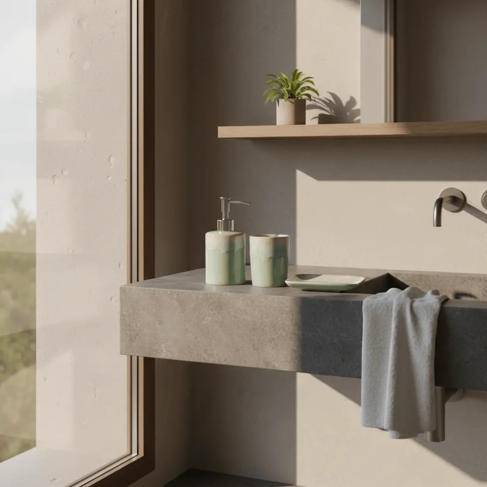 Set de salle de bain en céramique
