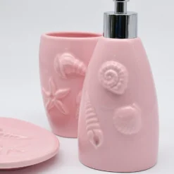 Set de salle de bain en céramique - Rose