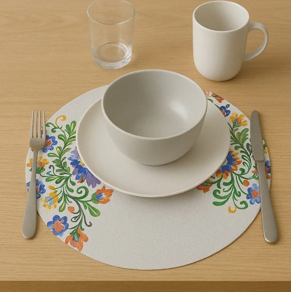 Set de table en fibres naturelles recyclées