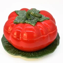Soupière en céramique en forme de tomate