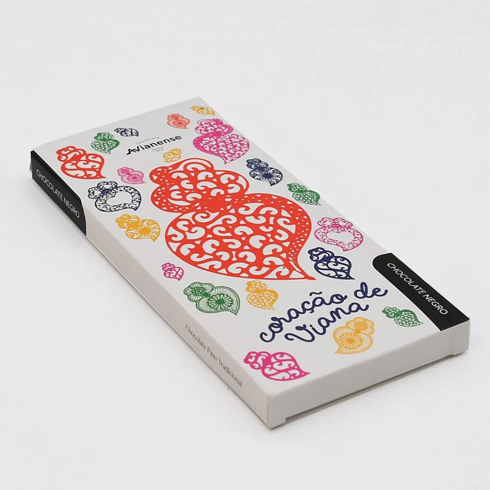 Tablette de chocolat "Coração de Viana"