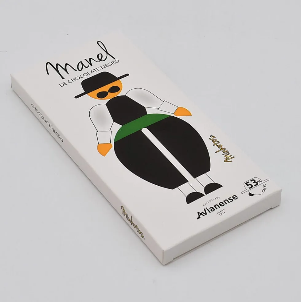Tablette de chocolat noir "Manel"