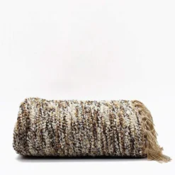 Tapis Artisanal - Beige moucheté
