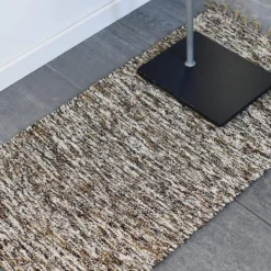 Tapis Artisanal - Beige moucheté