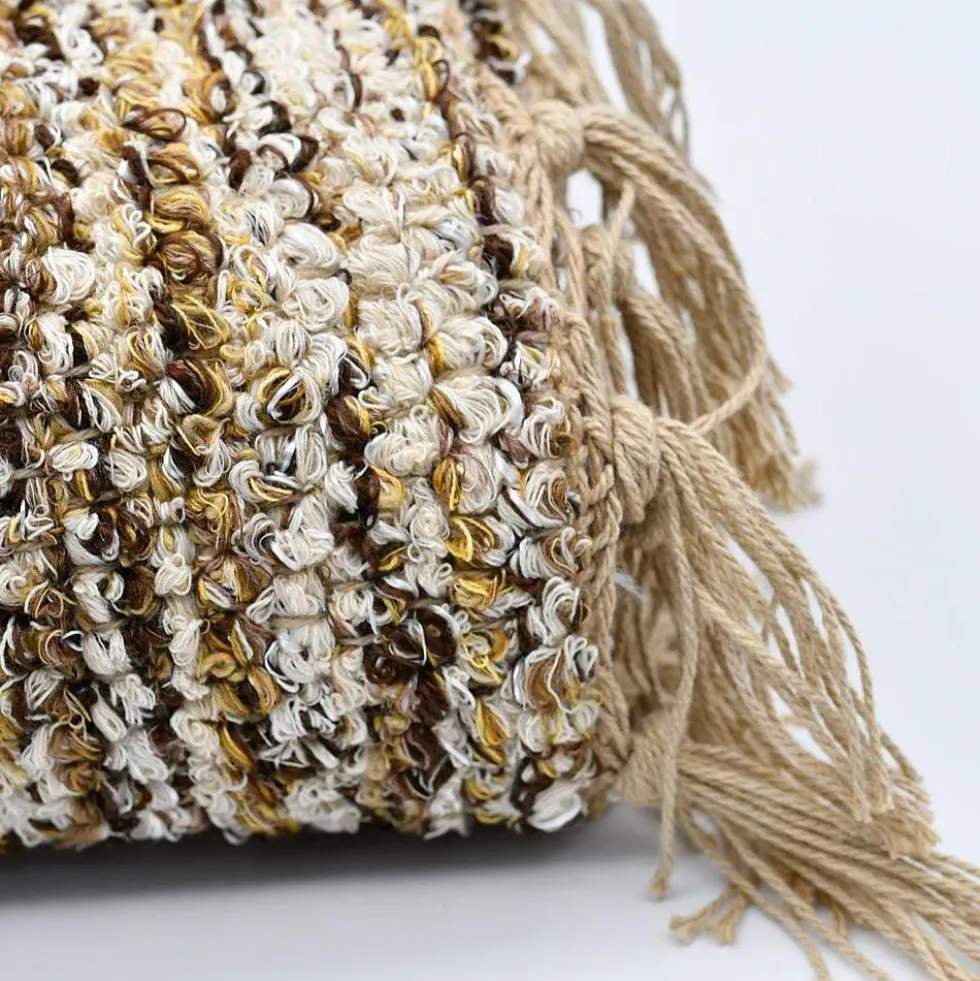 Tapis Artisanal - Beige moucheté