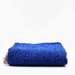 Tapis Artisanal - Bleu dur