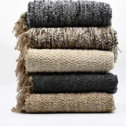 Tapis Artisanal - Gris moucheté