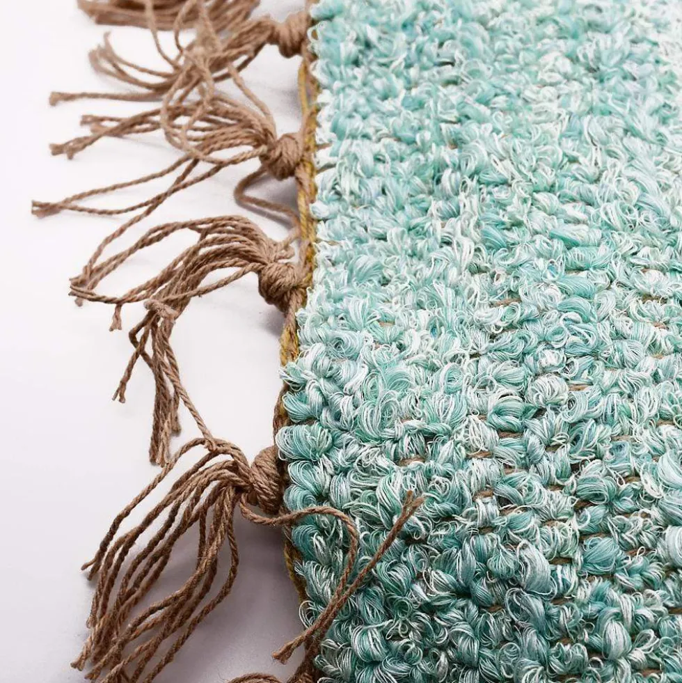 Tapis Artisanal - Vert d'eau