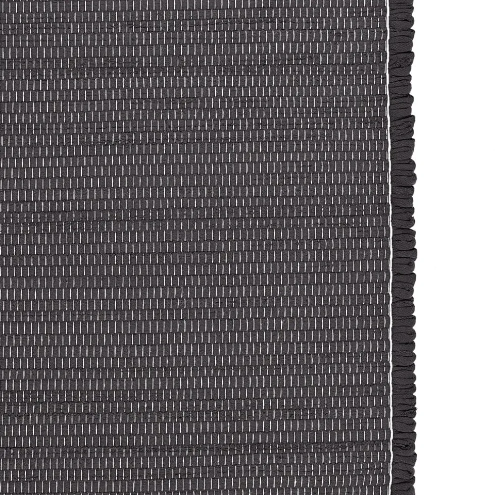 Tapis artisanal 200x140 - Noir