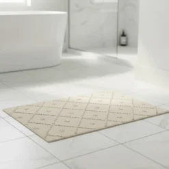 Tapis de salle de bain 60x40 - Beige