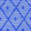 Tapis de salle de bain 100x50 - Bleu & Blanc