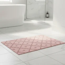 Tapis de salle de bain 60x40 - Rose