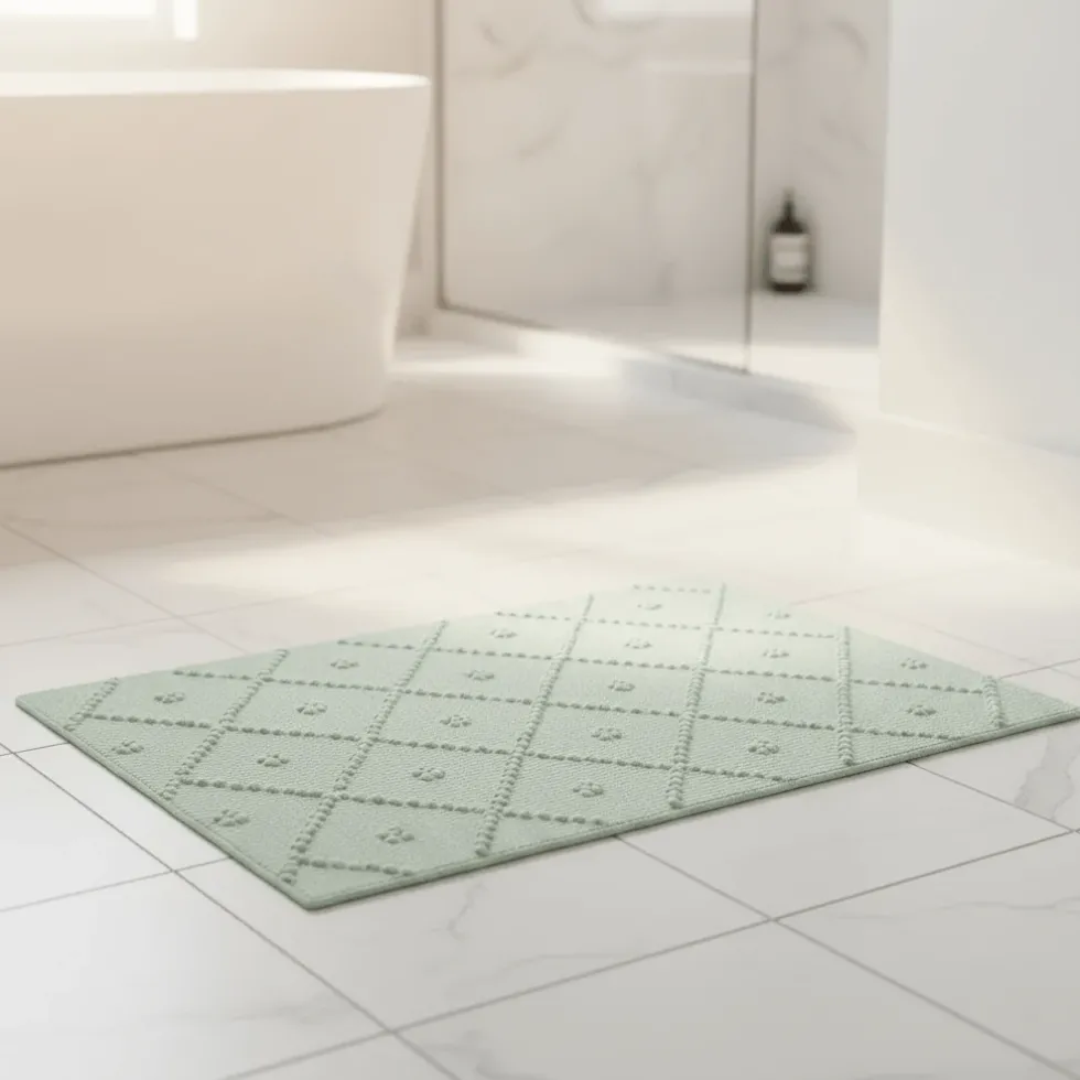 Tapis de salle de bain 60x40 - Vert