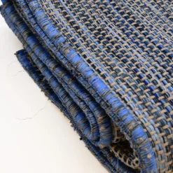 Tapis en fibres mélangées - Bleu