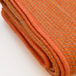 Tapis en fibres mélangées - Orange