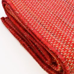 Tapis en fibres mélangées - Rouge