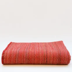Tapis en fibres mélangées - Rouge