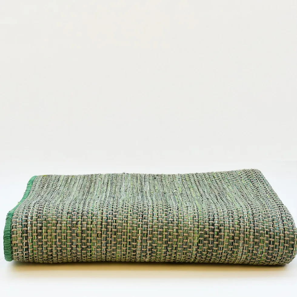 Tapis en fibres mélangées - Vert