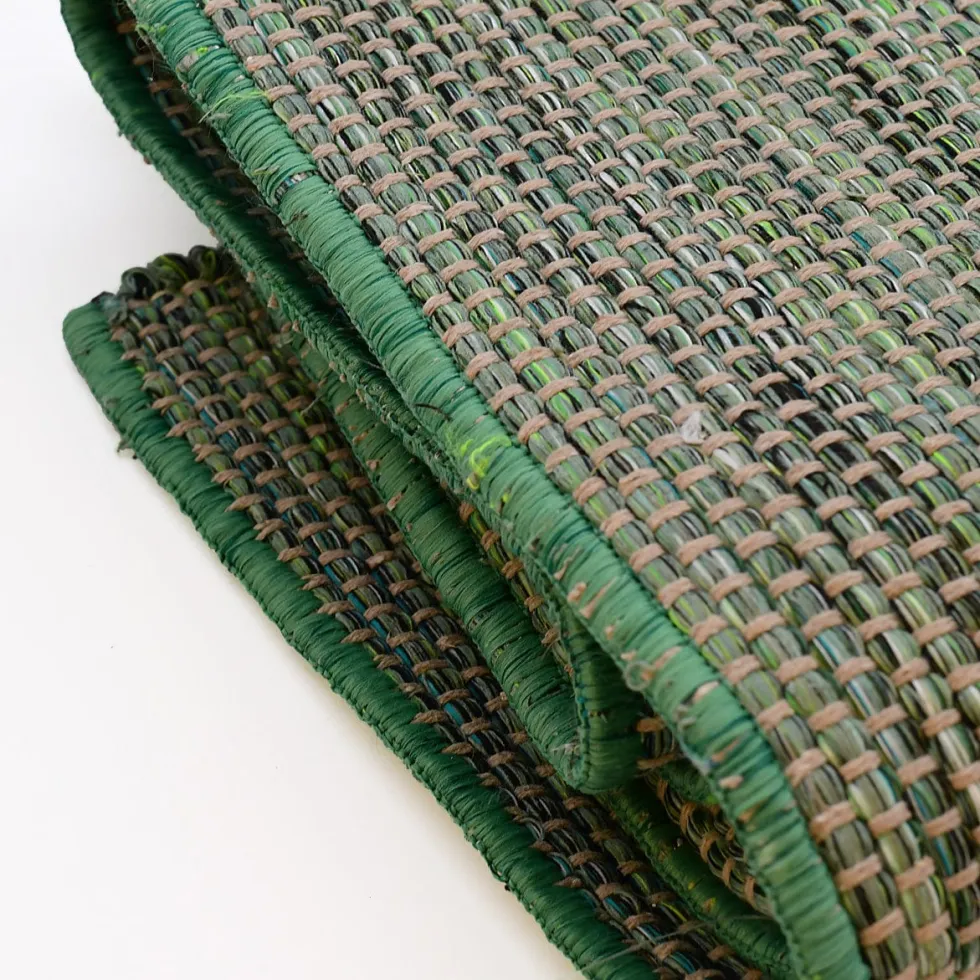 Tapis en fibres mélangées - Vert