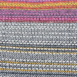 Tapis fin en coton 210x150 - Gris