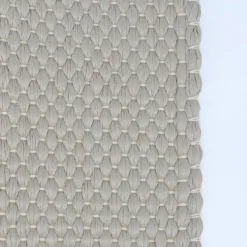 Tapis tressé en fibres recyclées - Beige