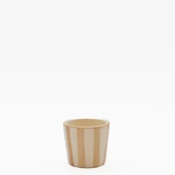 Tasse à espresso rayée
