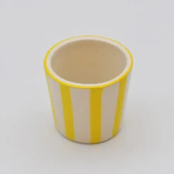Tasse à espresso rayée 