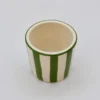 Tasse à espresso rayée "Costa Nova Mar" - Vert