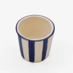 Tasse à espresso rayée 