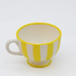 Tasse à pied "Costa Nova Mar" - Jaune