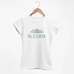 Tee-shirt femme "Alegria" - Blanc