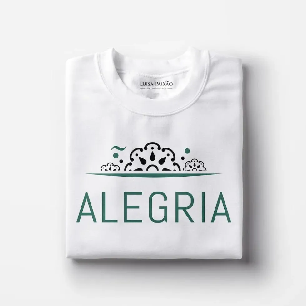 Tee-shirt femme "Alegria" - Blanc