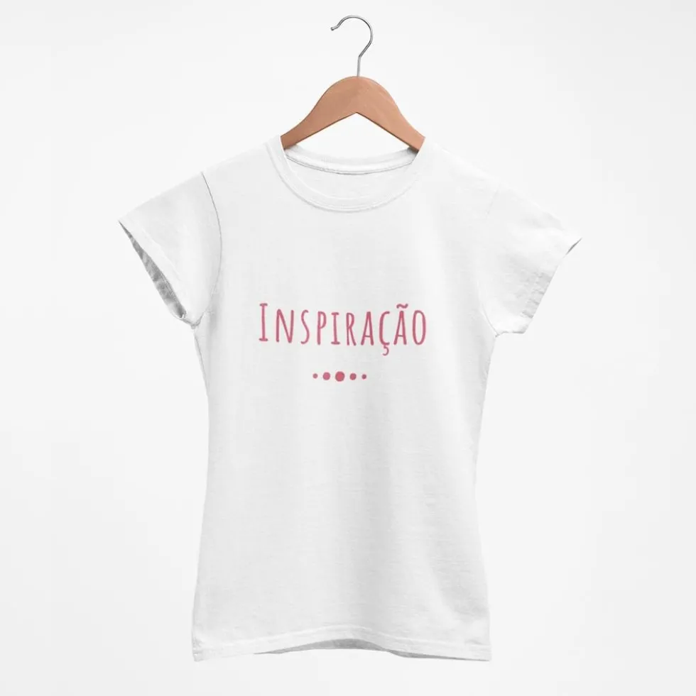 Tee-shirt femme "Inspiração" - Blanc