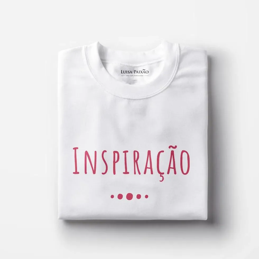 Tee-shirt femme "Inspiração" - Blanc