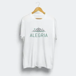 Tee-shirt unisexe "Alegria" - Blanc