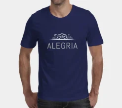 Tee-shirt unisexe "Alegria" - Bleu