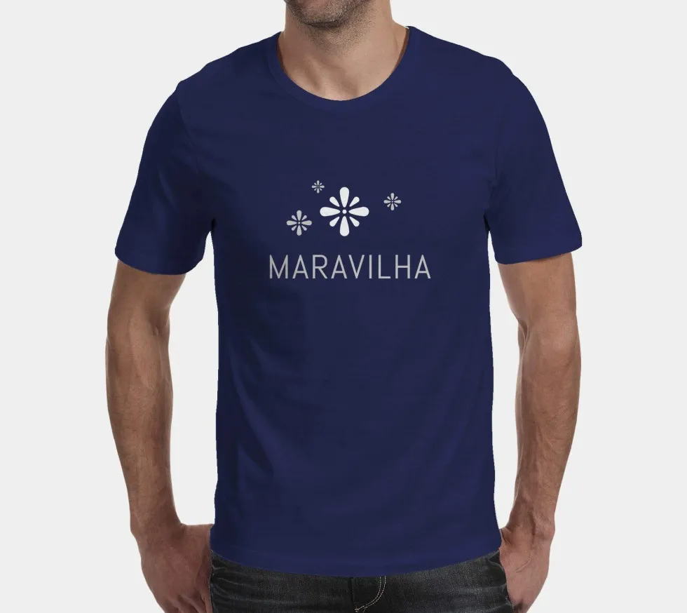 Tee-shirt unisexe "Maravilha" - Bleu