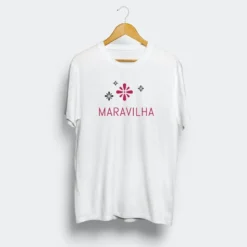 Tee-shirt unisexe "Maravilha" - Blanc
