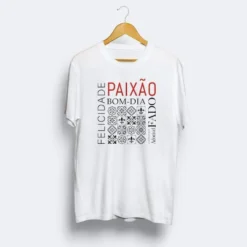 Tee-shirt unisexe "Paixão" - Blanc